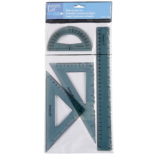 6 Pack: 12" Ruler Combo Set by Artist’s Loft™